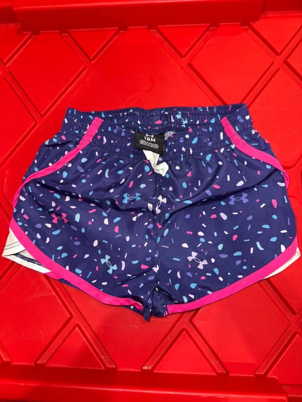 7 pair of nike/underarmour/ Addias girl infant Shorts
